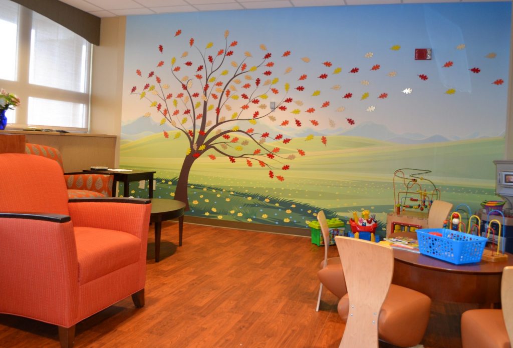 family room of the inpatient center