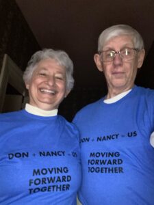 Nancy and Don Moving Forward Tshirts